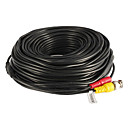 30 Meters (or 99 Feet) BNC Video and Power 12V DC Integrated Cable