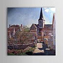 Famous Oil Painting Bennecourt by Claude Monet