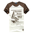 Marcos William Castillo de Algodón Print T Shirt