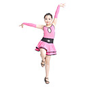 Desempenho dancewear viscose com Crystal Latina Vestido Dança para Crianças