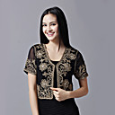 Short Sleeve Tulle Evening/Casual Wrap/Jacket (More Colors)