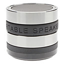 Portable Metal Material Column Bluetooth Super Bass Speaker (Balck)