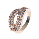 Elegante aleación de cobre CZ Anillos