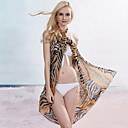Coffee Zebra Leopard Sarong(Length:150CM Width:105CM)
