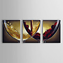 Hand-painted Oil Painting Abstract Oversized Landscape Set of 3