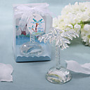 Lovely Crystal Palm Place Card Holder