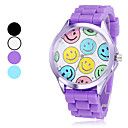 Unisex Silikon Analog-Quarz-Armbanduhr (farbig sortiert)