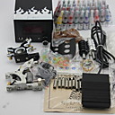 2 Tatoo Guns Kit with LCD Power Supply and 40 Color Ink