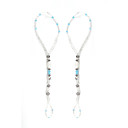 Mooie Acryl Parel en Crystal Enkelband