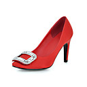Compact raso tacco a spillo pompe con strass party / scarpe da sera (più colori)