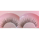1 Pair Black False Eyelashes Natural Style
