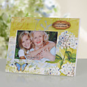 Flower and Butterfly Natural Style Wooden Picture Frame