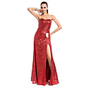 Sheath/Column Sweetheart Floor-length Sequined Evening Dress