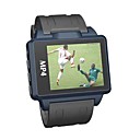 1,8 pollici schermo watch MP4 / MP3 / 2G (cinturino nero con cassa dell'orologio blu) s818-3