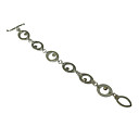 925 sterling silver and real bracelet en argent massif avec une bague à billes et de design (rp049)