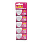 CR2025 3V al litio ad alta capacità batterie a bottone (5-pack)
