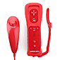 Telecomando MotionPlus e Nunchuk 2-in-1 + custodia per Wii/Wii U - Rosso