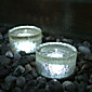 Solar Circle Brick Ice Cube Path Light Crystal Garden Lamp